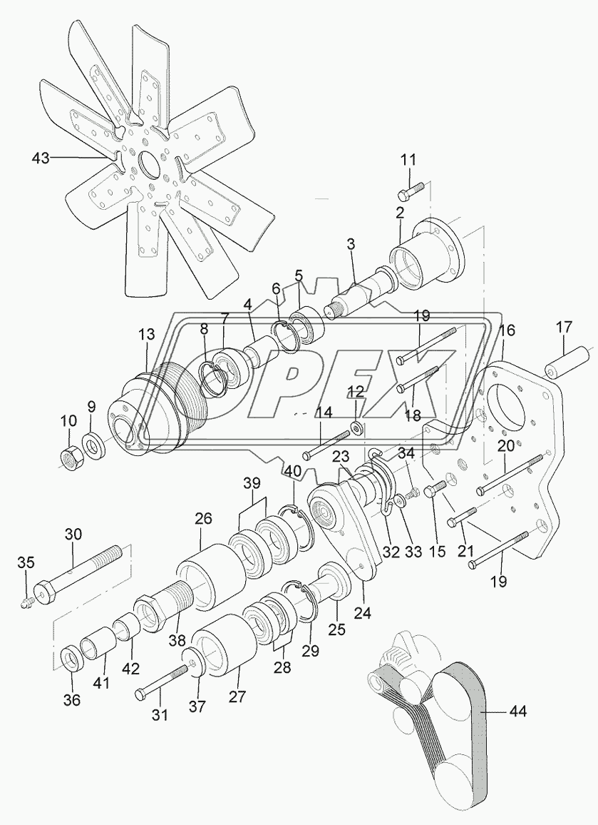 Belt Tensioner 84cta-4v Engine - From R16351