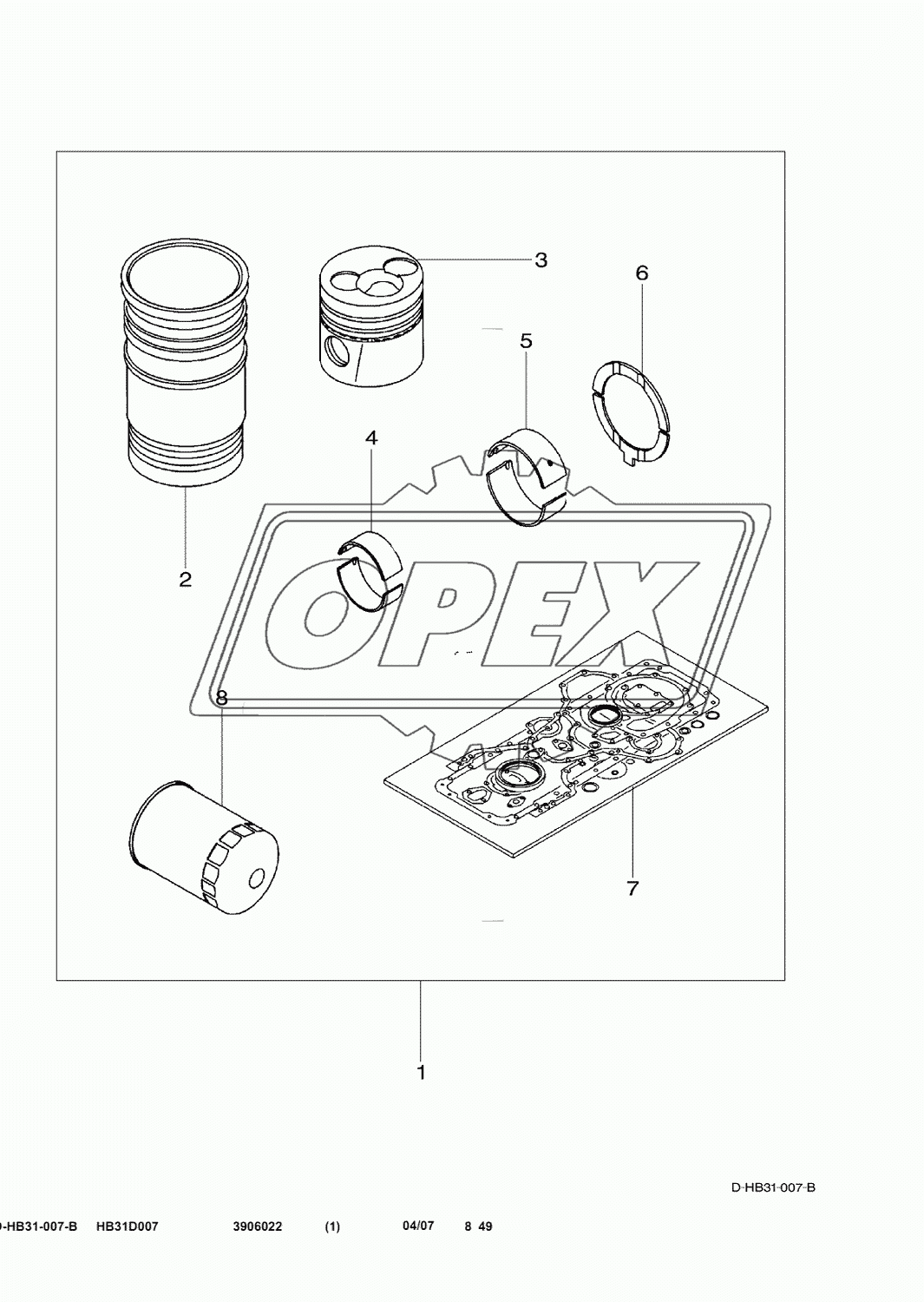 Engine, Repair Kit