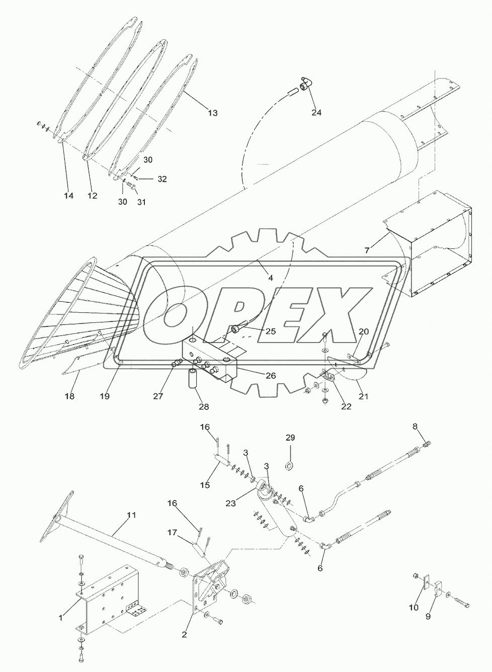 Discharge Auger Pipe