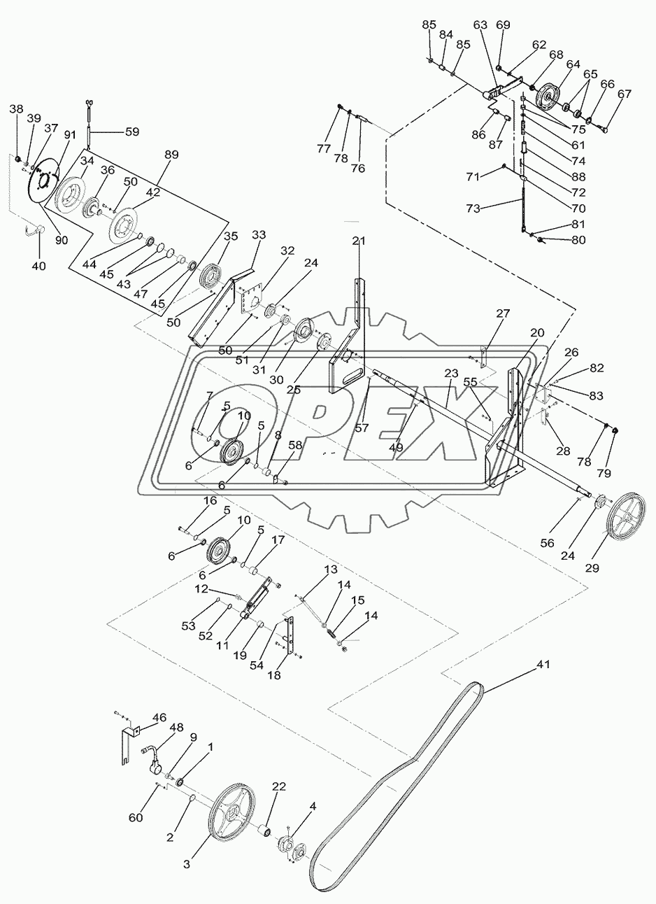 Unloading Auger - Transmission