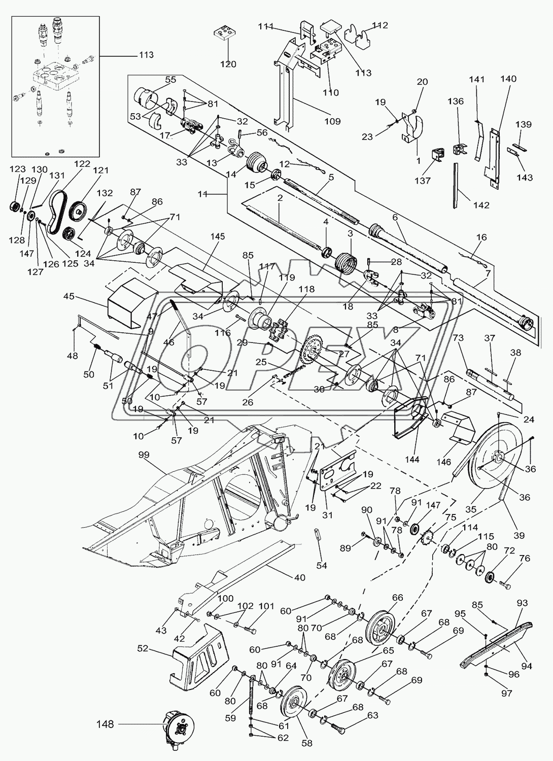 Guarding And Transmissions - Powerflow, 22' - 25'