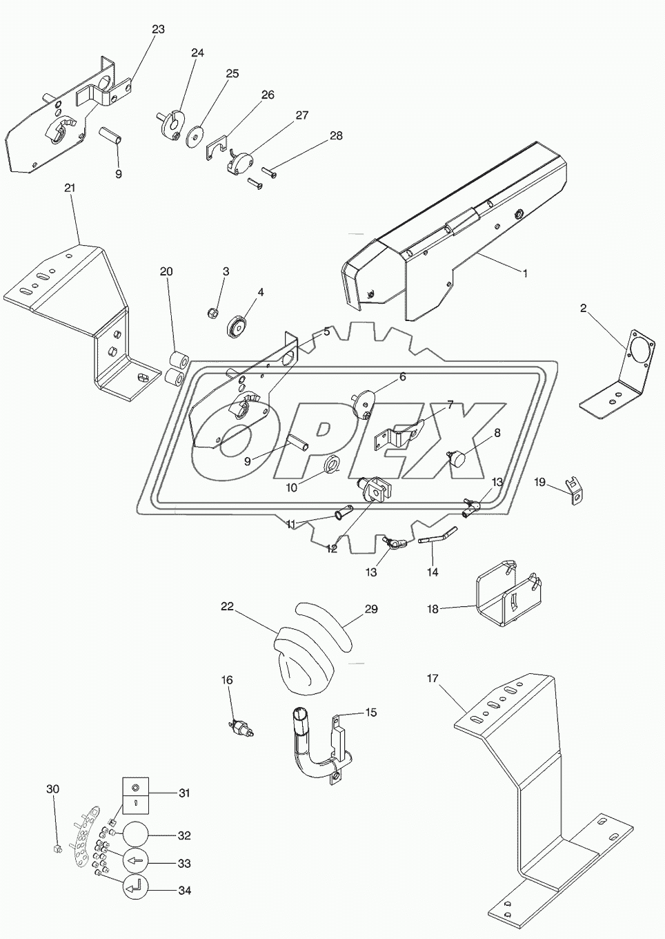 Electrical Multifunction Lever