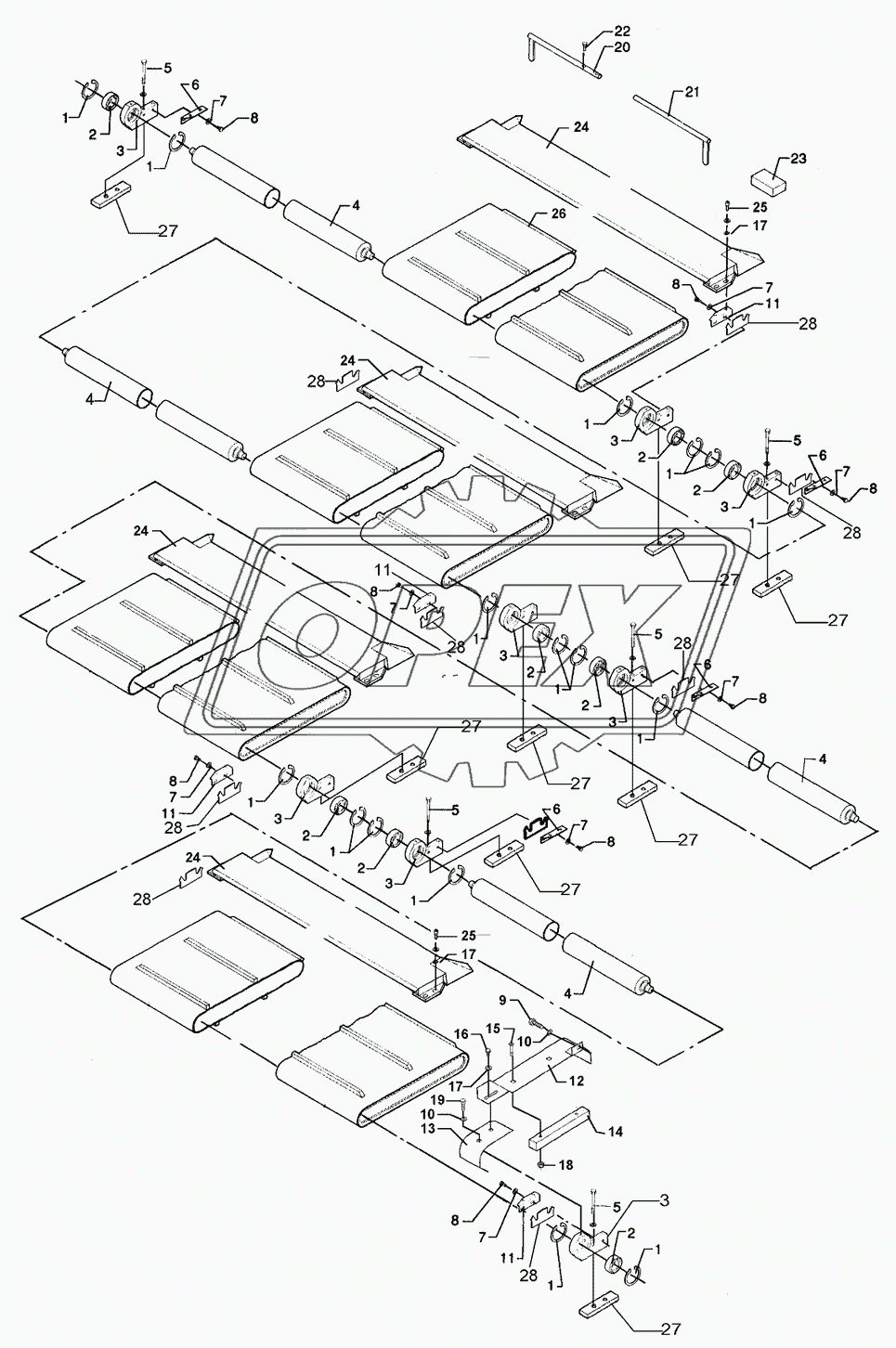 Powerflow Band - Front, 25'