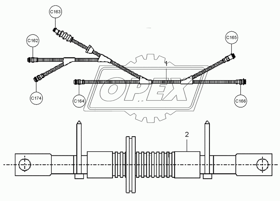 Electrical Wiring Cab Harness 1