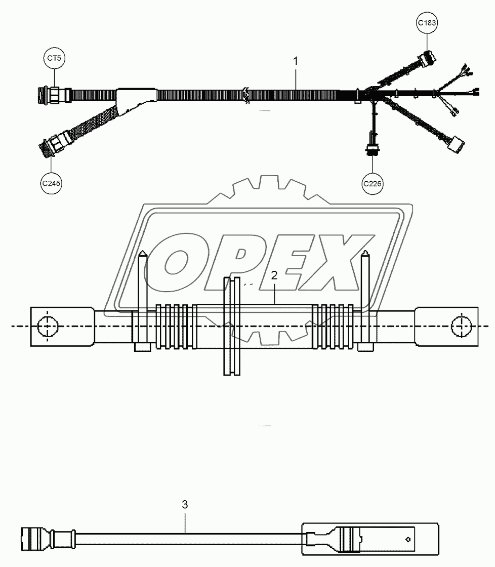 Electrical Wiring Cab Harness 4