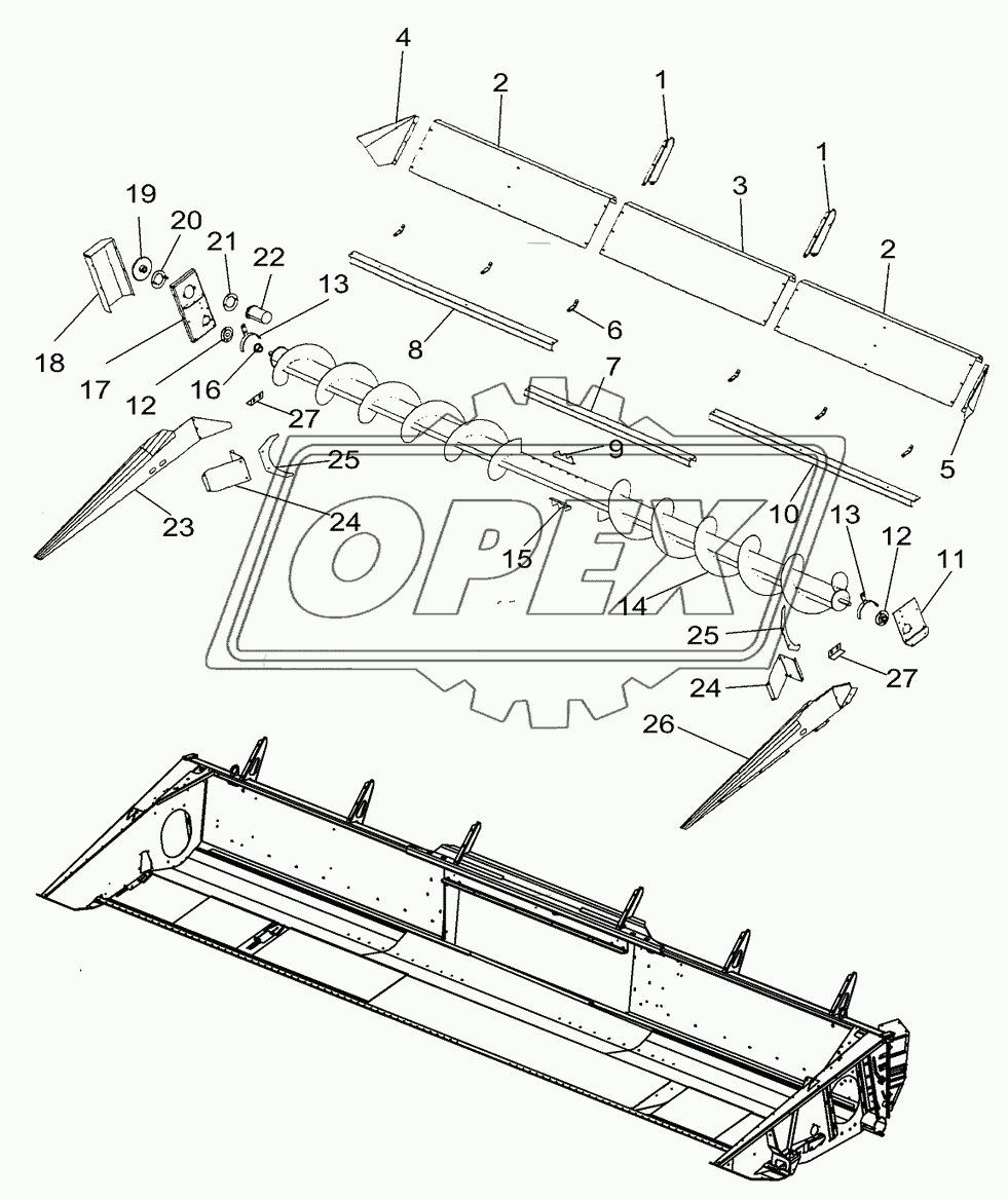 Oilseed Rape Auger, From Serial No 942482