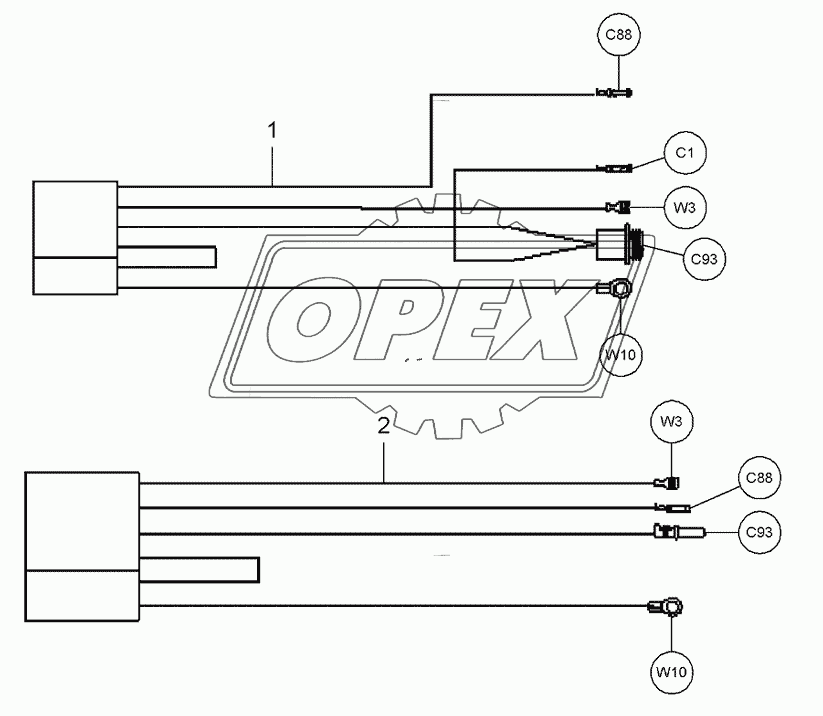 Electrical Wiring Equipment Harness 1