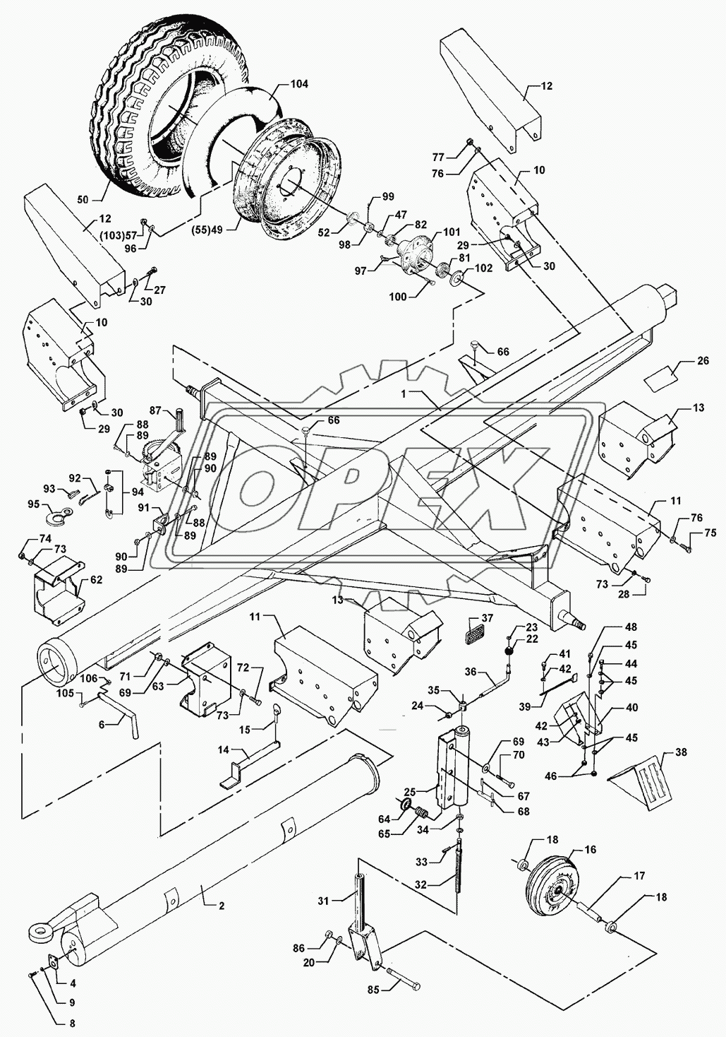 Table Trailer, Up To No. 7374033