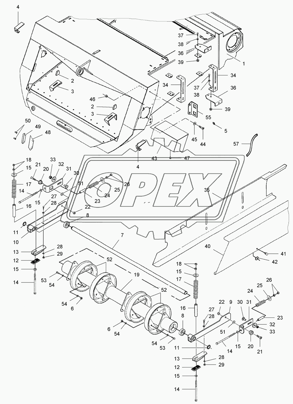 Feeder Shaft - Lower, Up To 61489