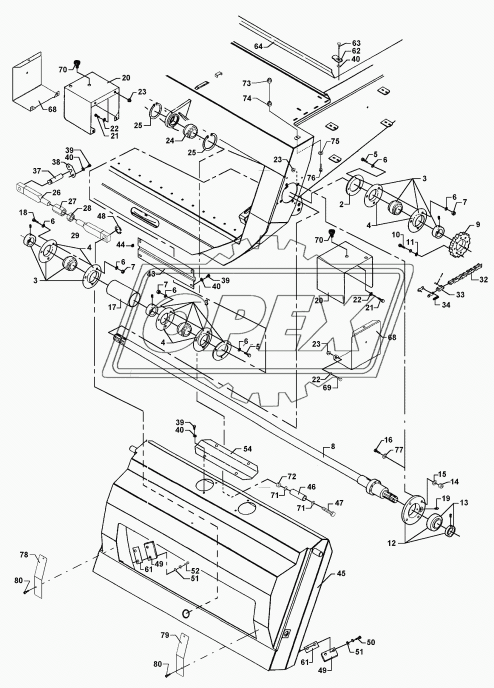 Transmission Std. Combine, Up To 61489