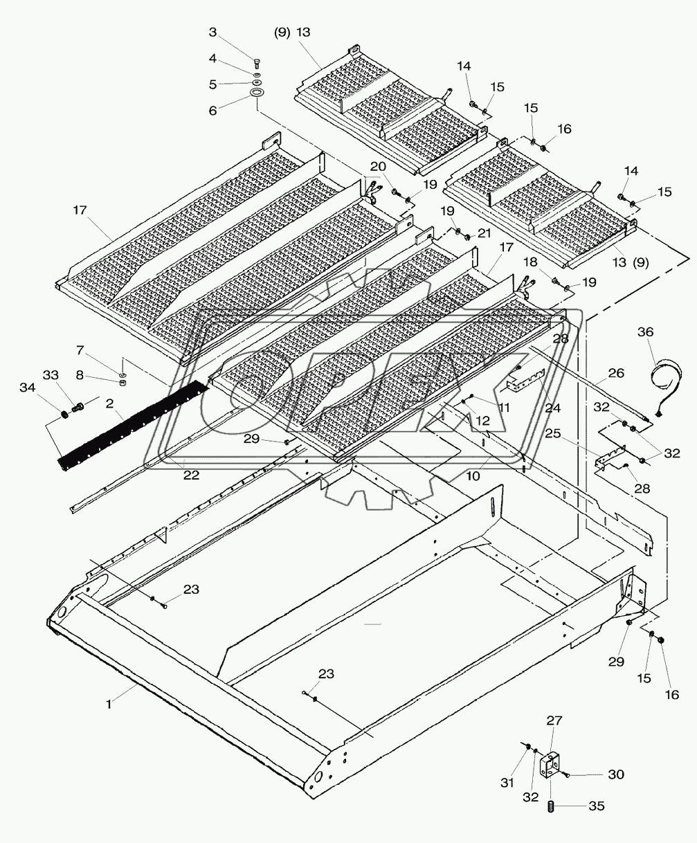 Upper Shaker Shoe And Sieves