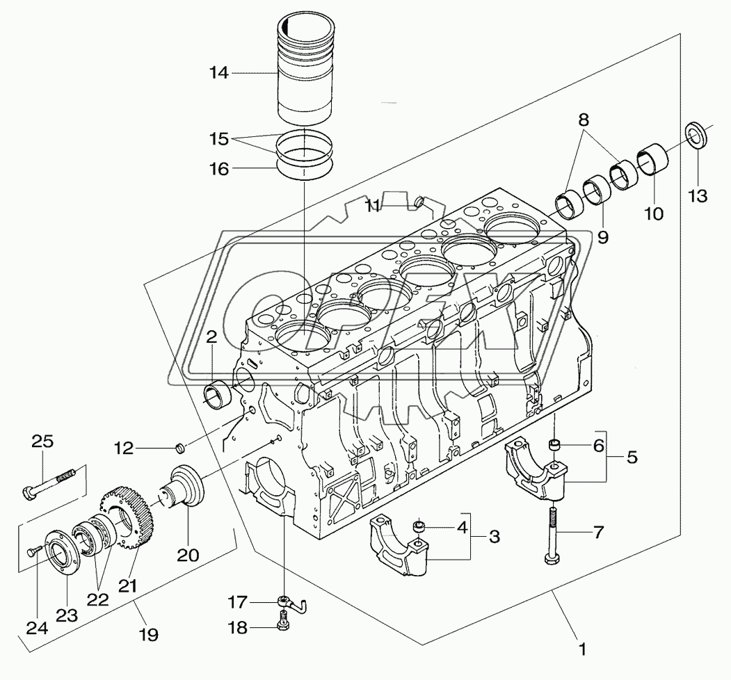 Engine, Cylinder Block