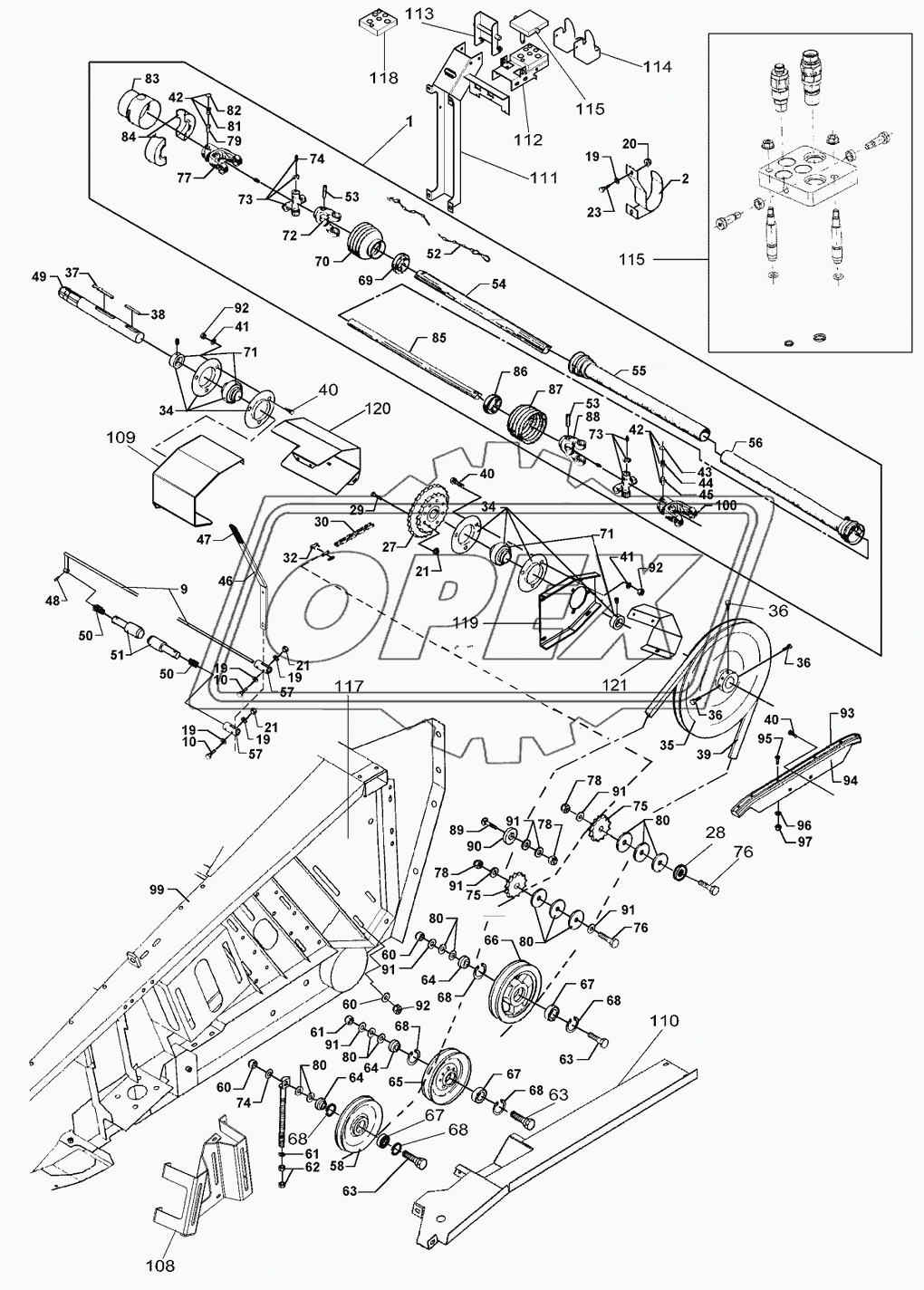 Guarding And Transmissions - Powerflow, 20'