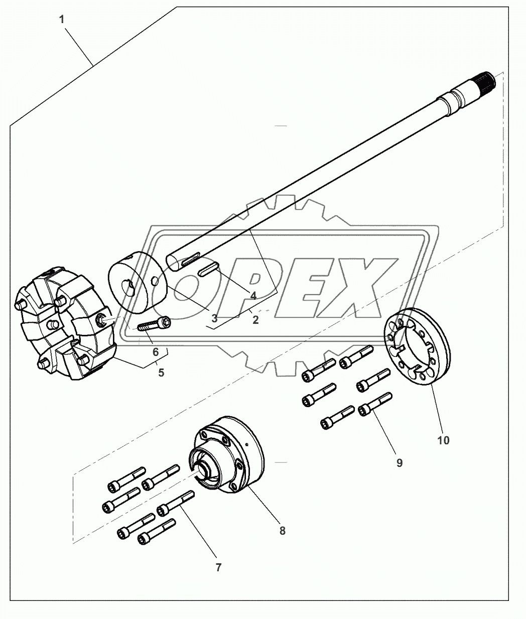 Front Pto - Housing - Up to Serial or Engine Number - U110003