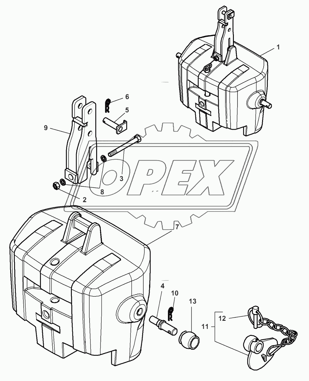 Weight Frame And Tow Pin 2