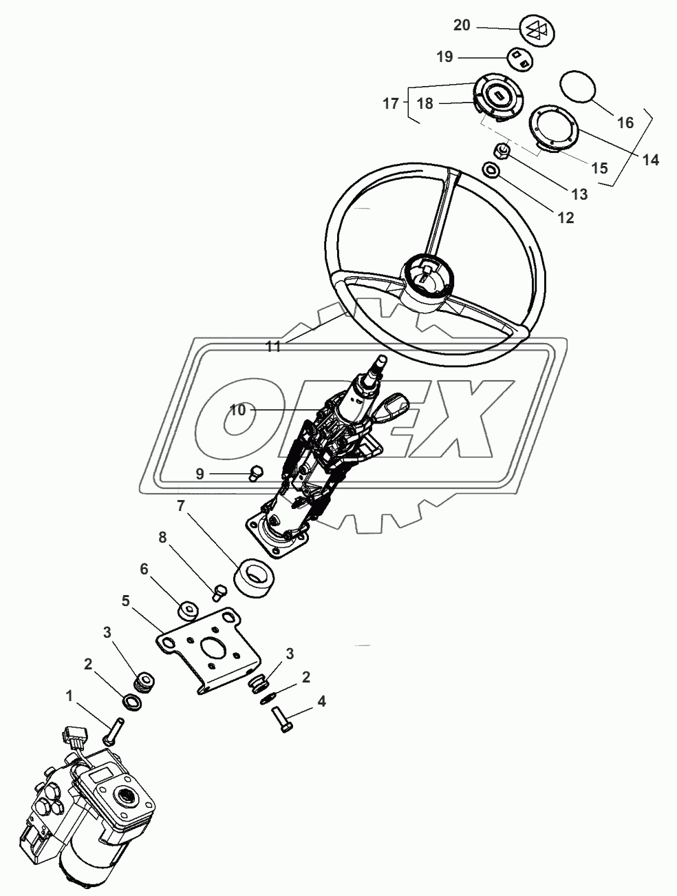 Steering Wheel And Telescopic Column