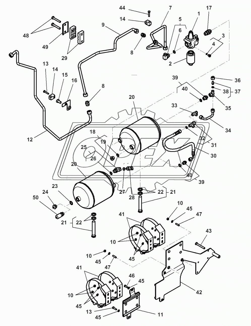 Trailor Brake - Pneumatic Feeding