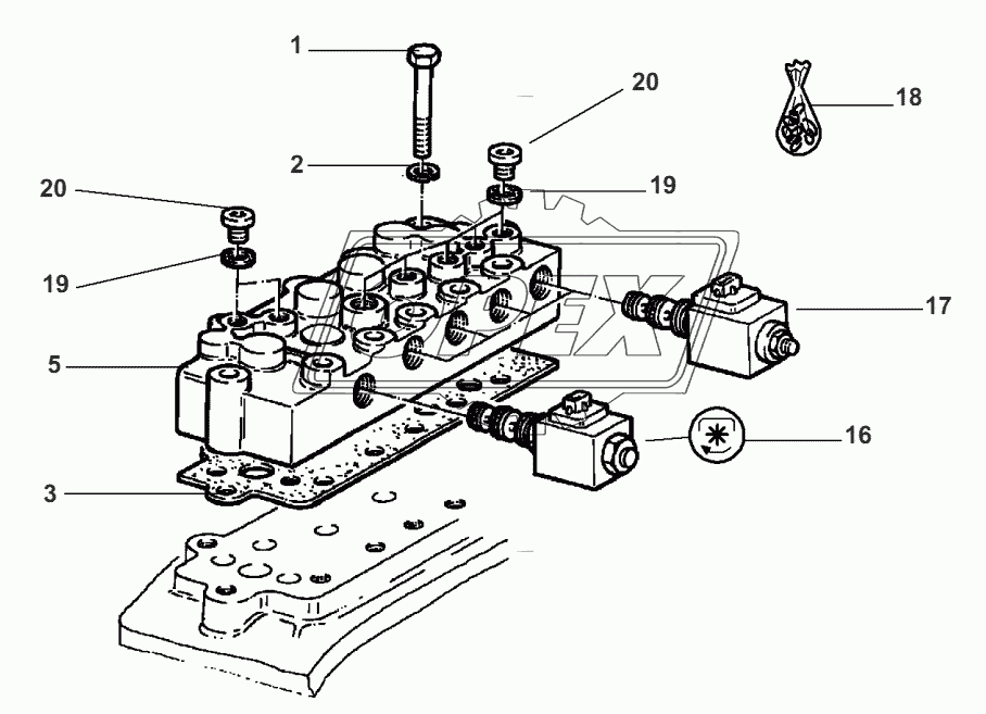 Hydraulic Valve Block - Solenoid Valve