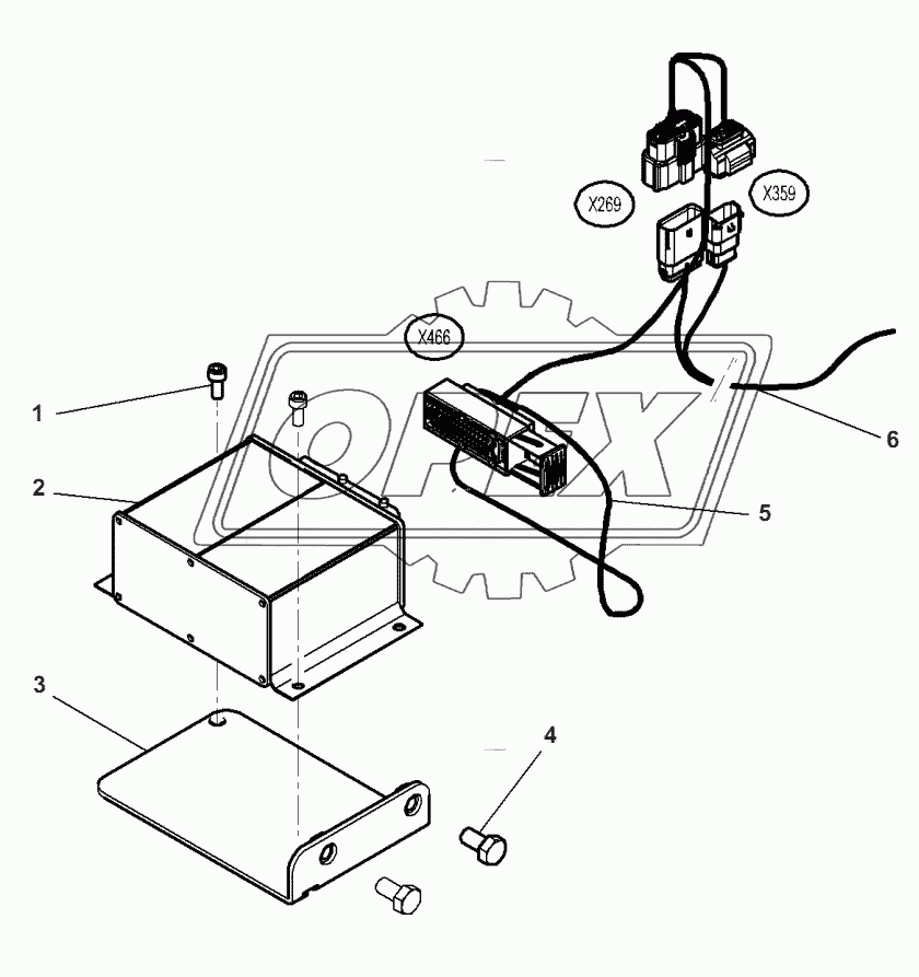 Cab Suspension Harness / Control Box