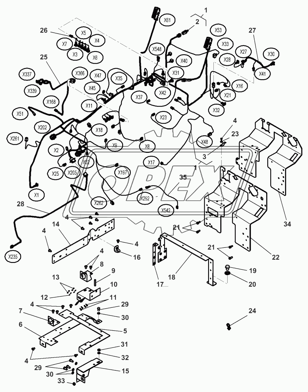 Transmission Main Harness