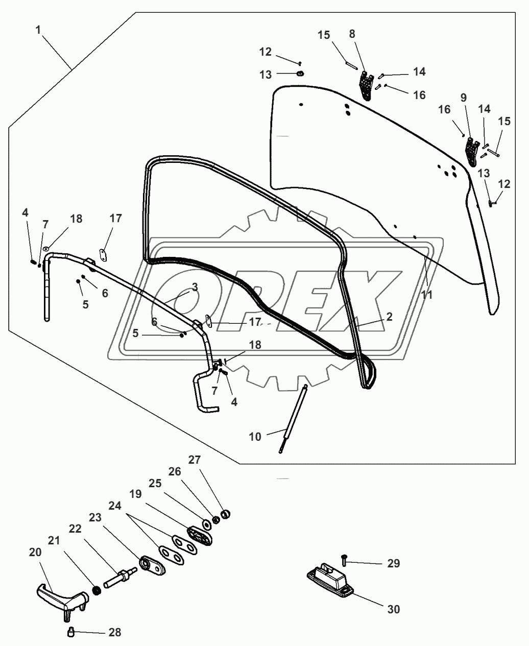 Rear Window Mechanism