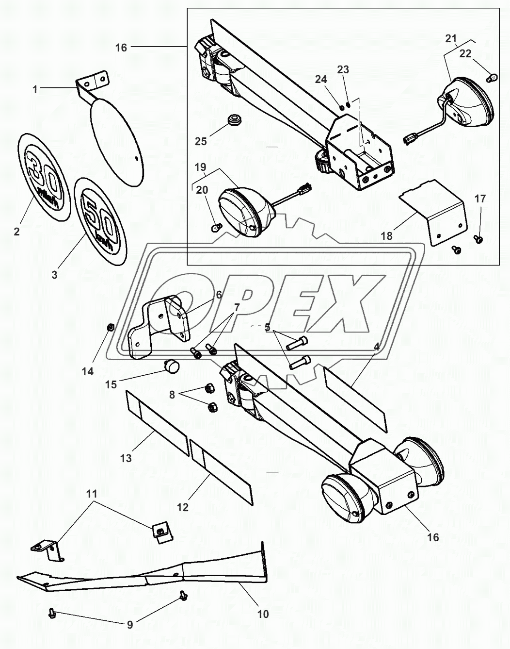 Lighting Equipment - Rear - SAE STANDARD