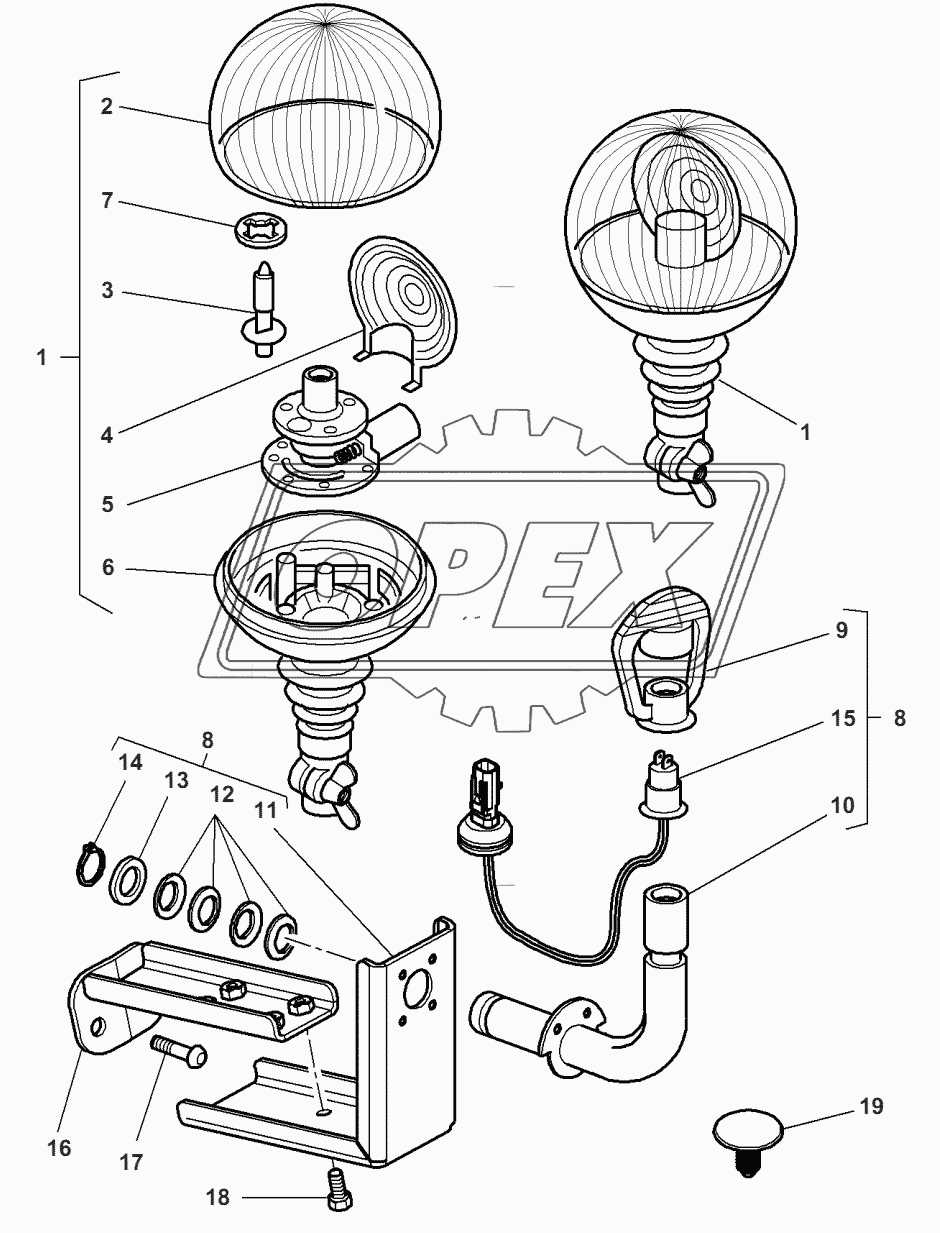 Rotating Light