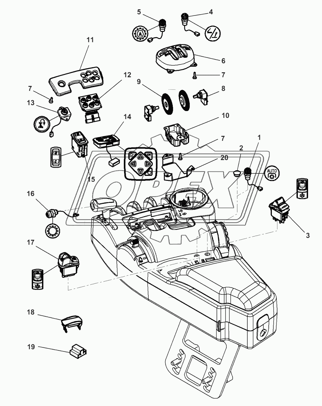 Control Armrest 1