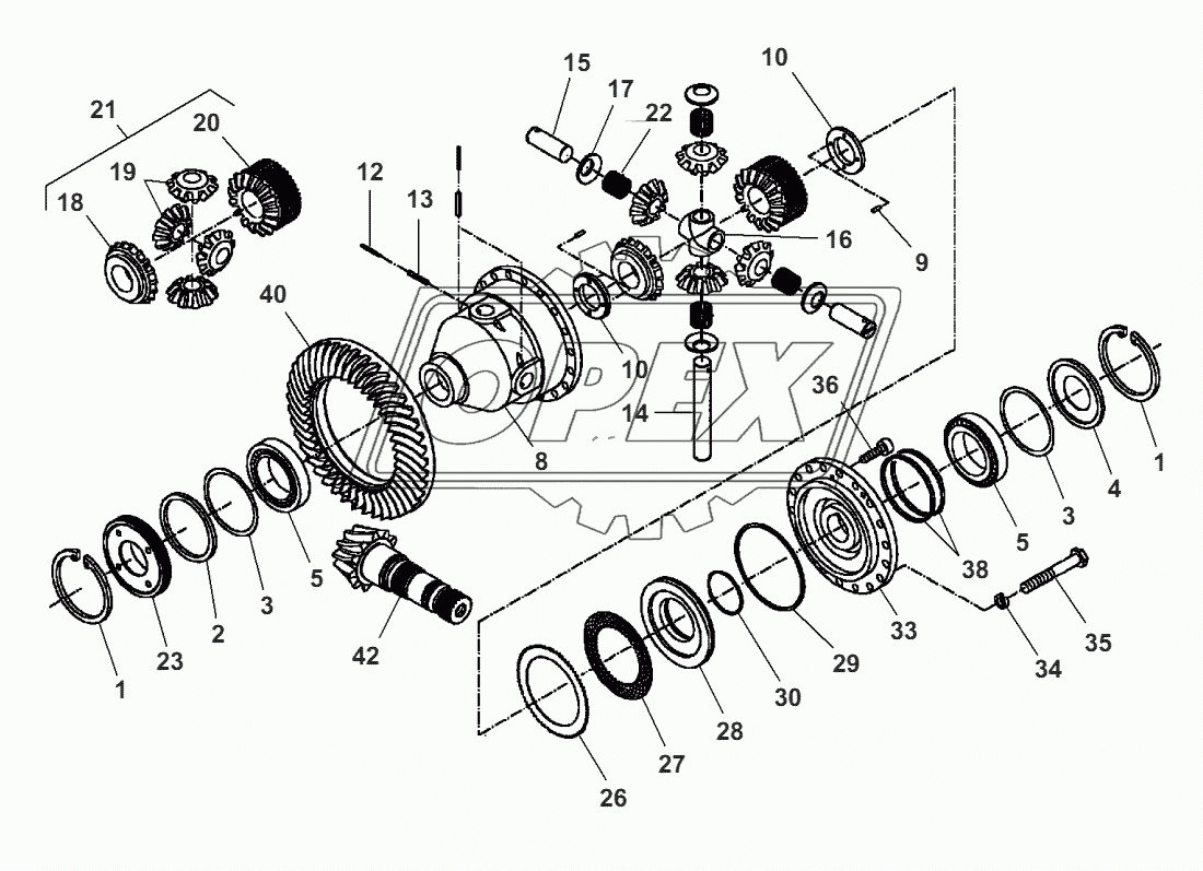 Differential - From Serial or Engine Number - 903/7001