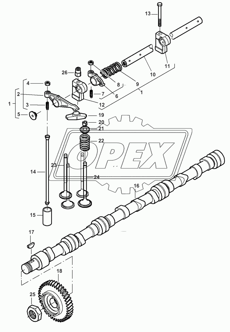 Valve Mechanism And Camshaft