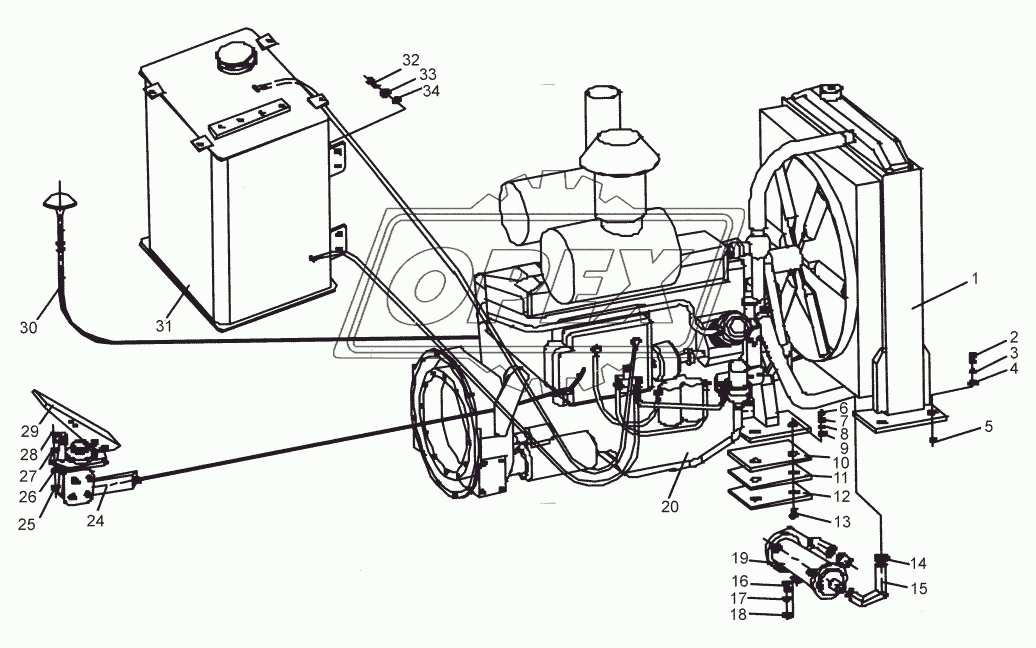 LW560F.1.1 Двигатель