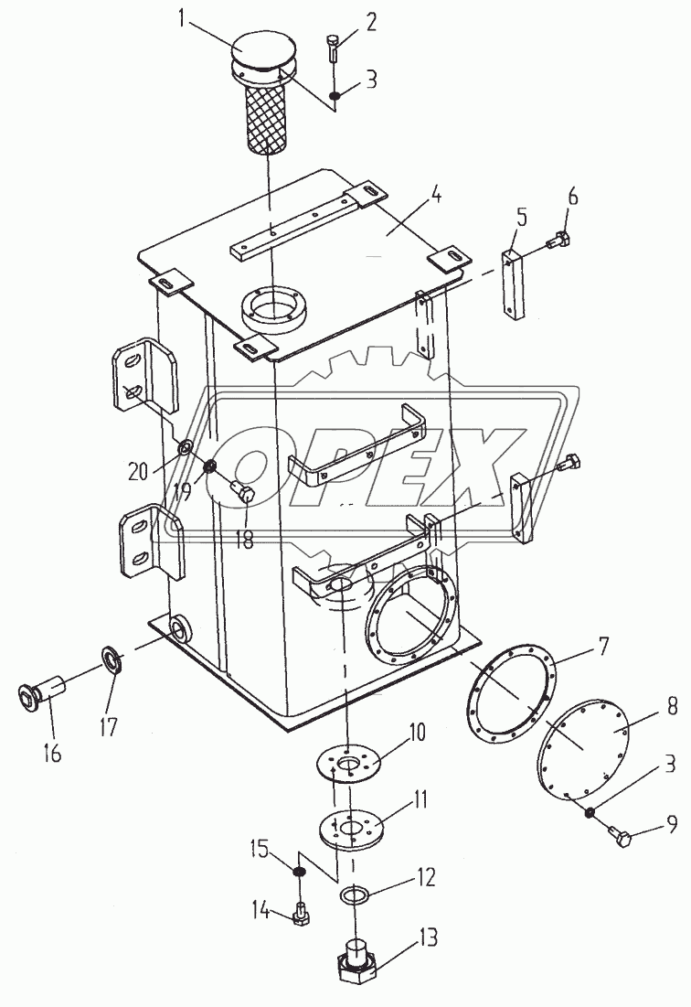 LW560F.1.1.1 Топливный бак