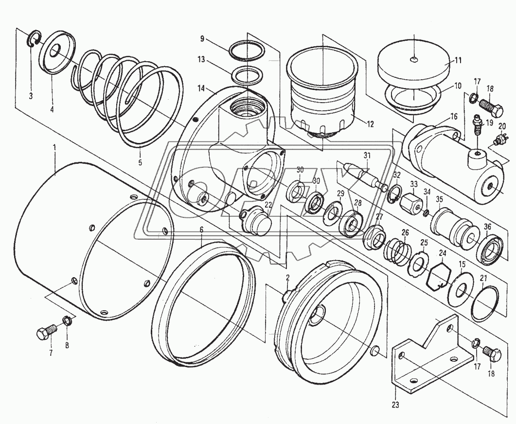 XM-60 Пневмопривод