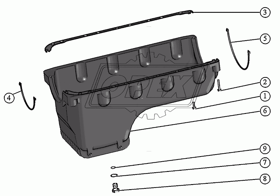 Установка масляного картера.