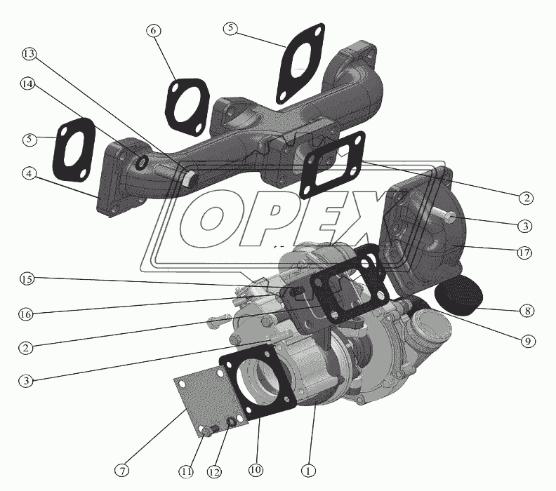 Установка турбокомпрессора. 3