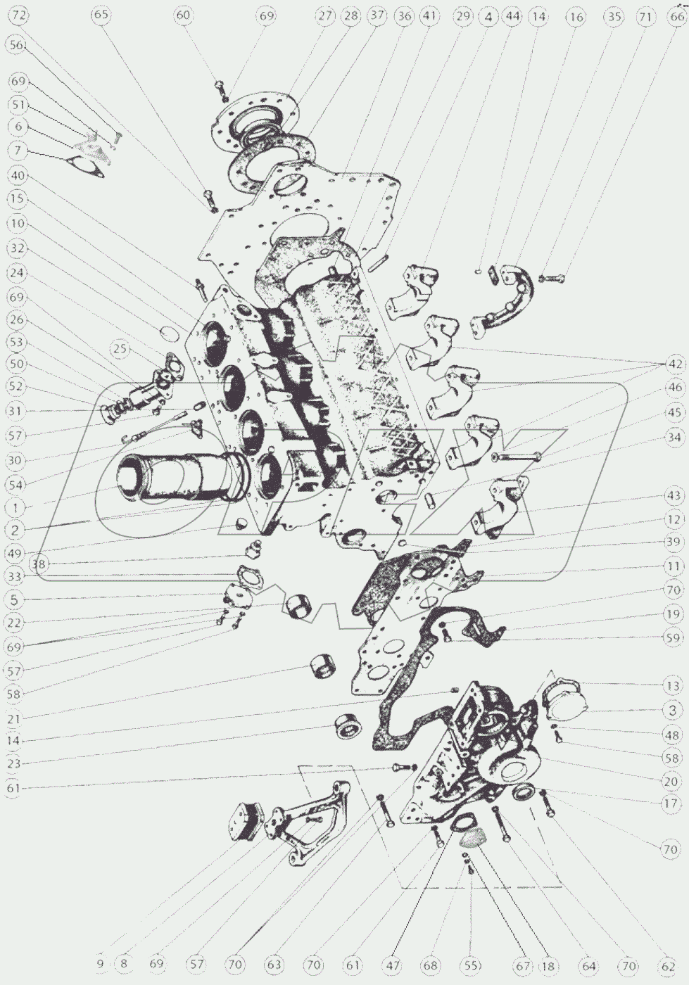 Подвеска и блок цилиндров.