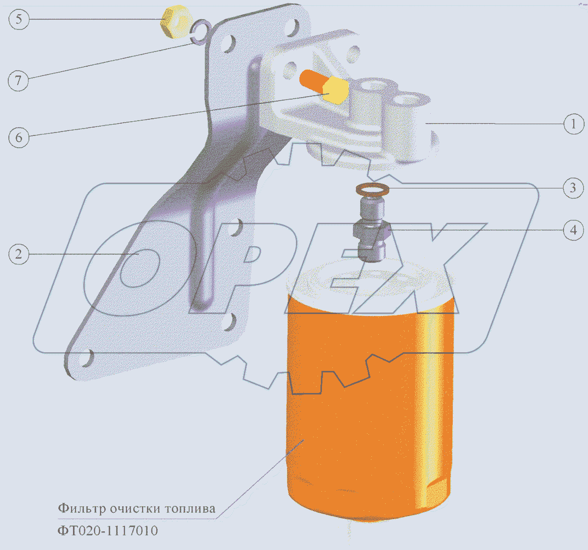  Фильтр топливный тонкой очистки