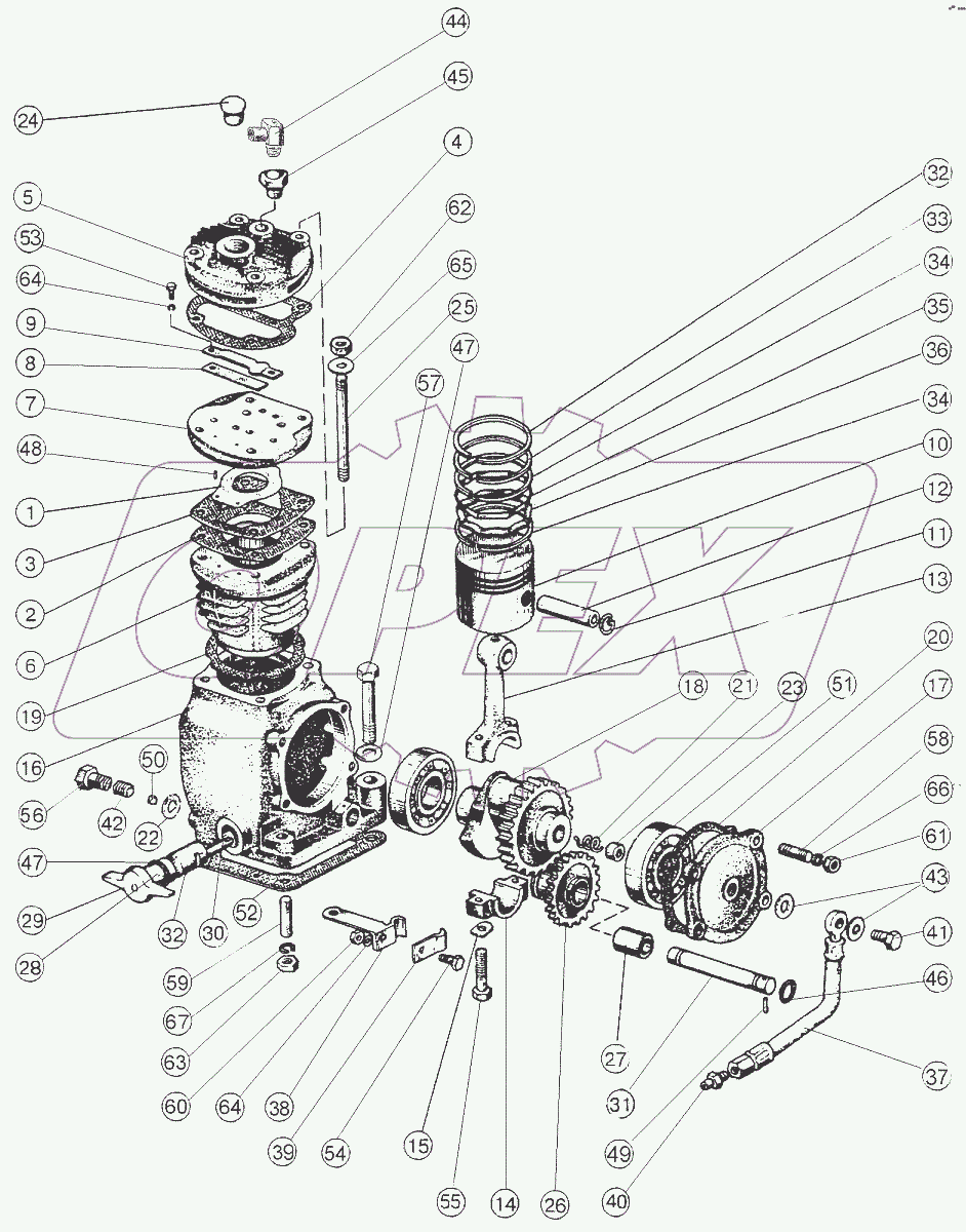  Пневмокомпрессор и его установка