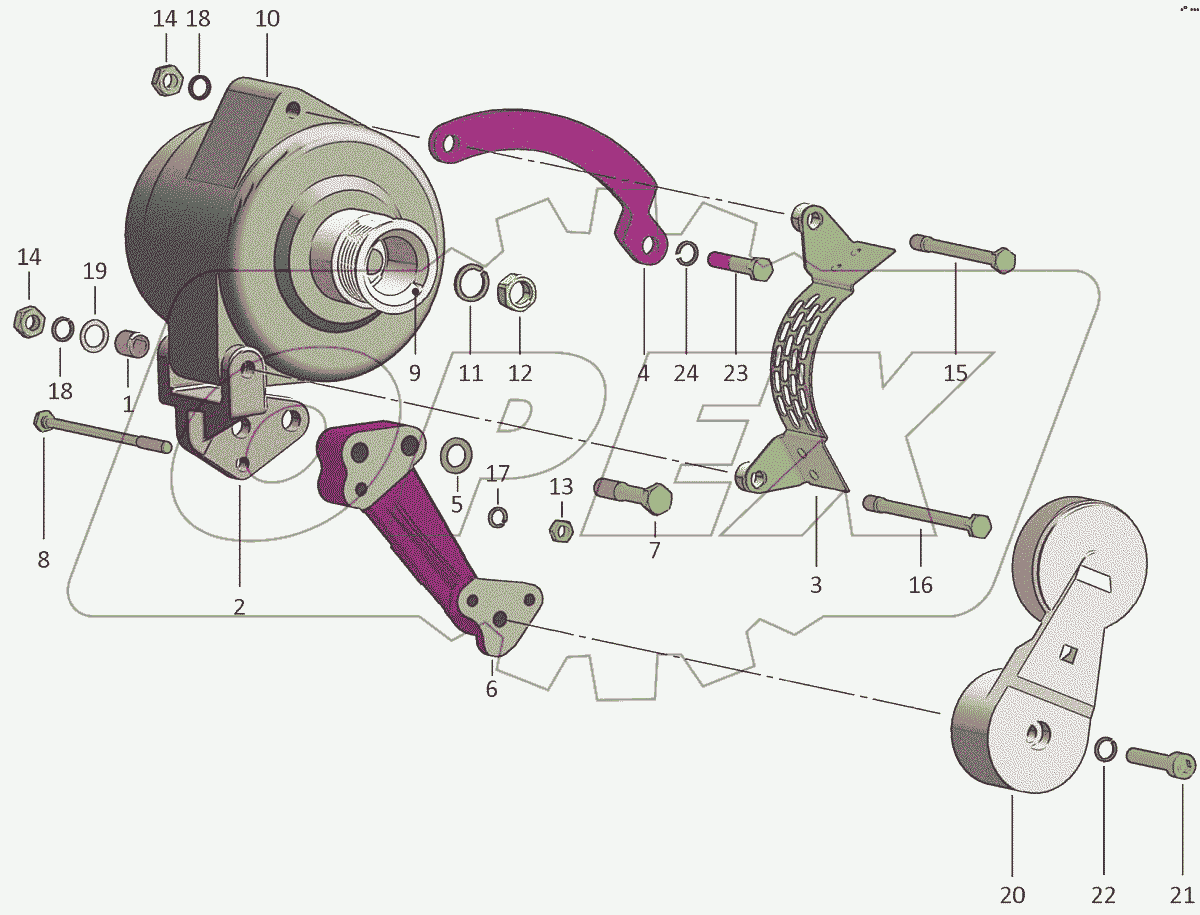 Установка генератора