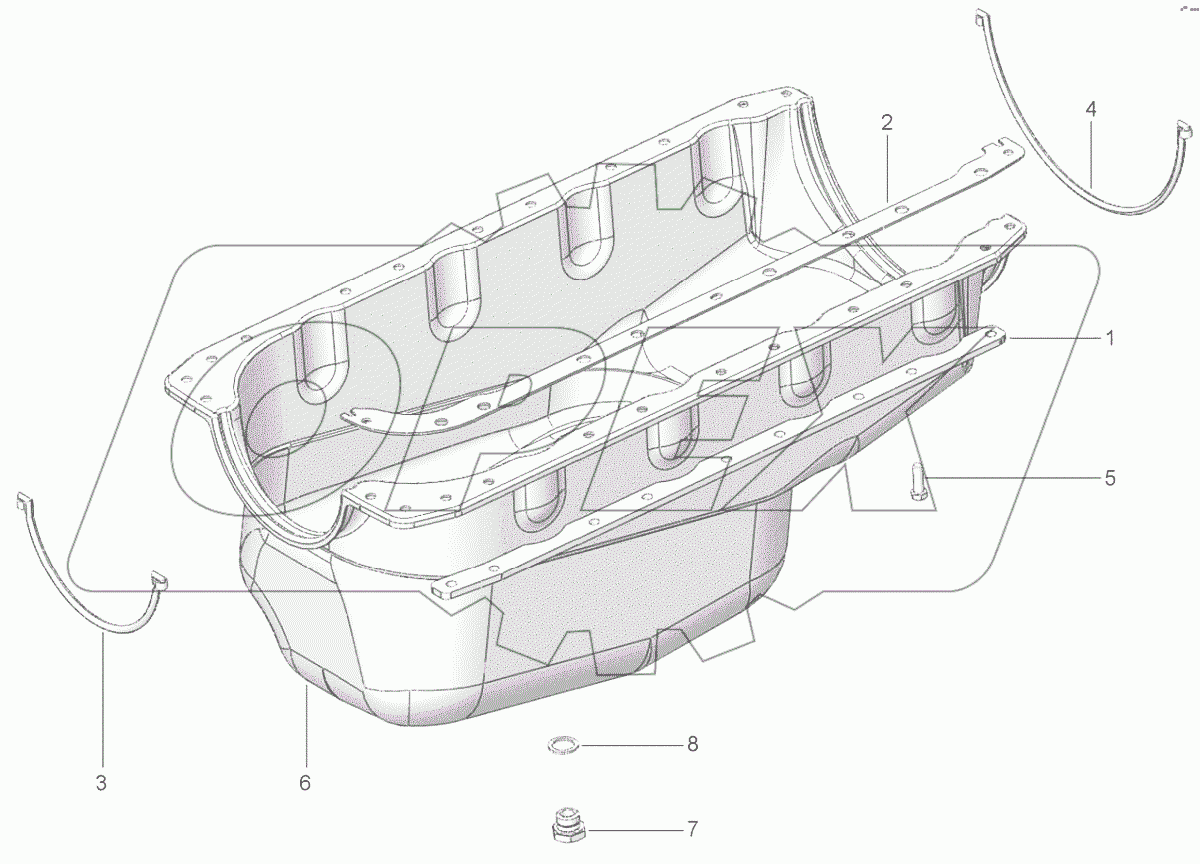  Установка масляного картера