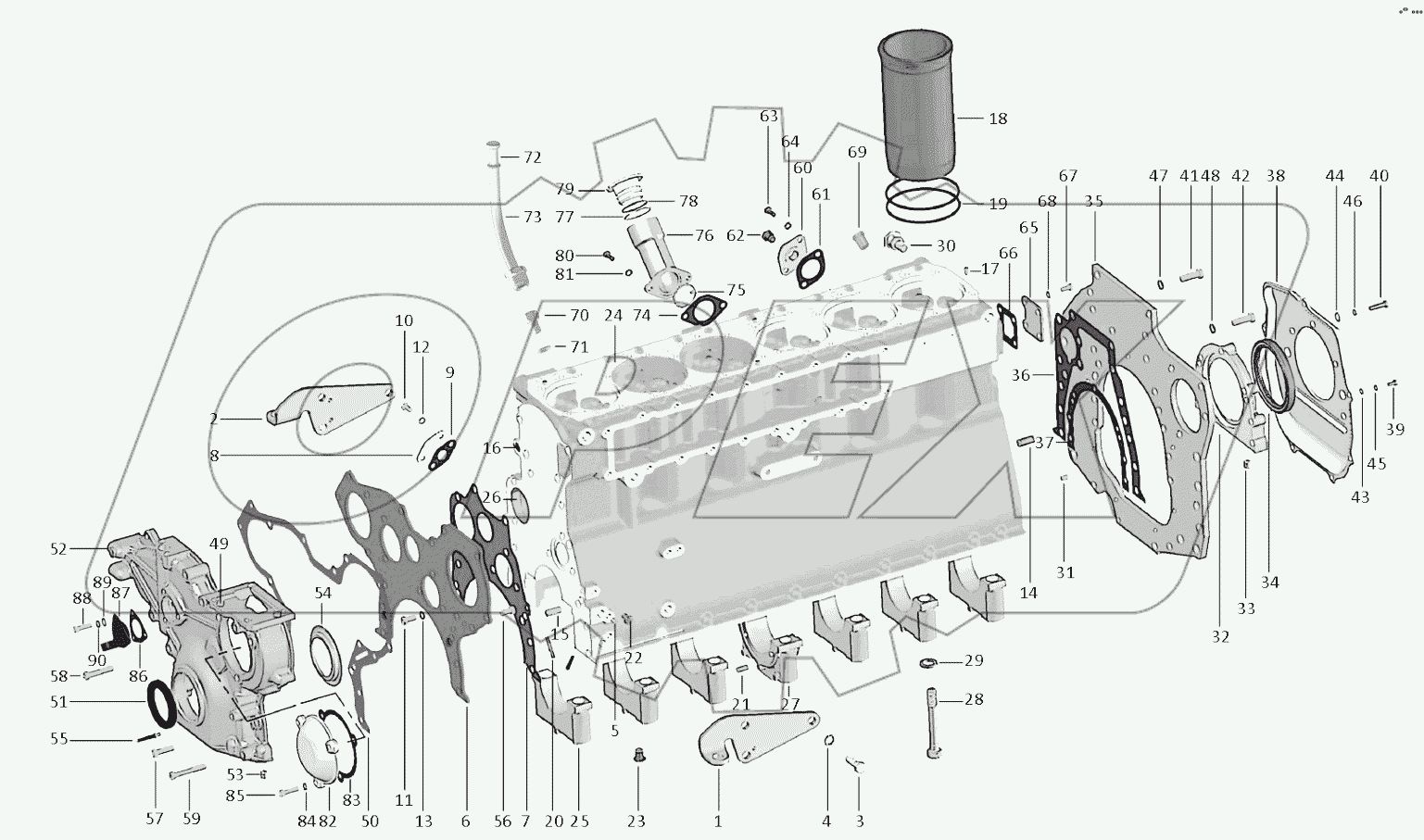  Блок цилиндров