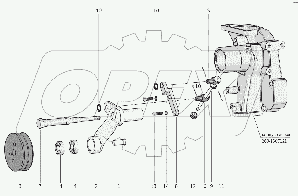  Установка натяжителя