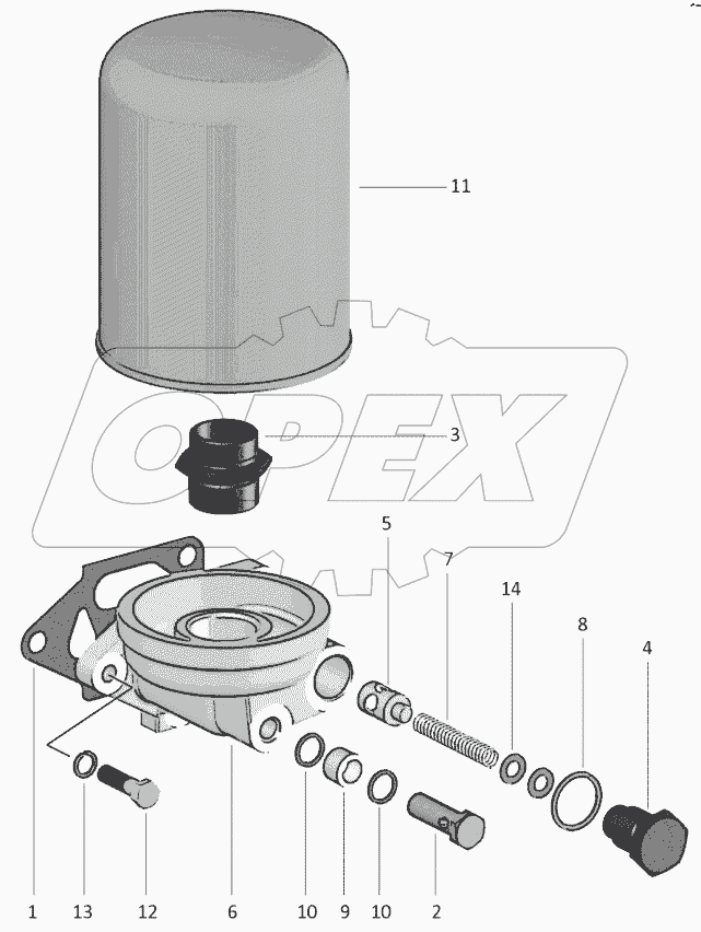  Установка фильтра очистки масла