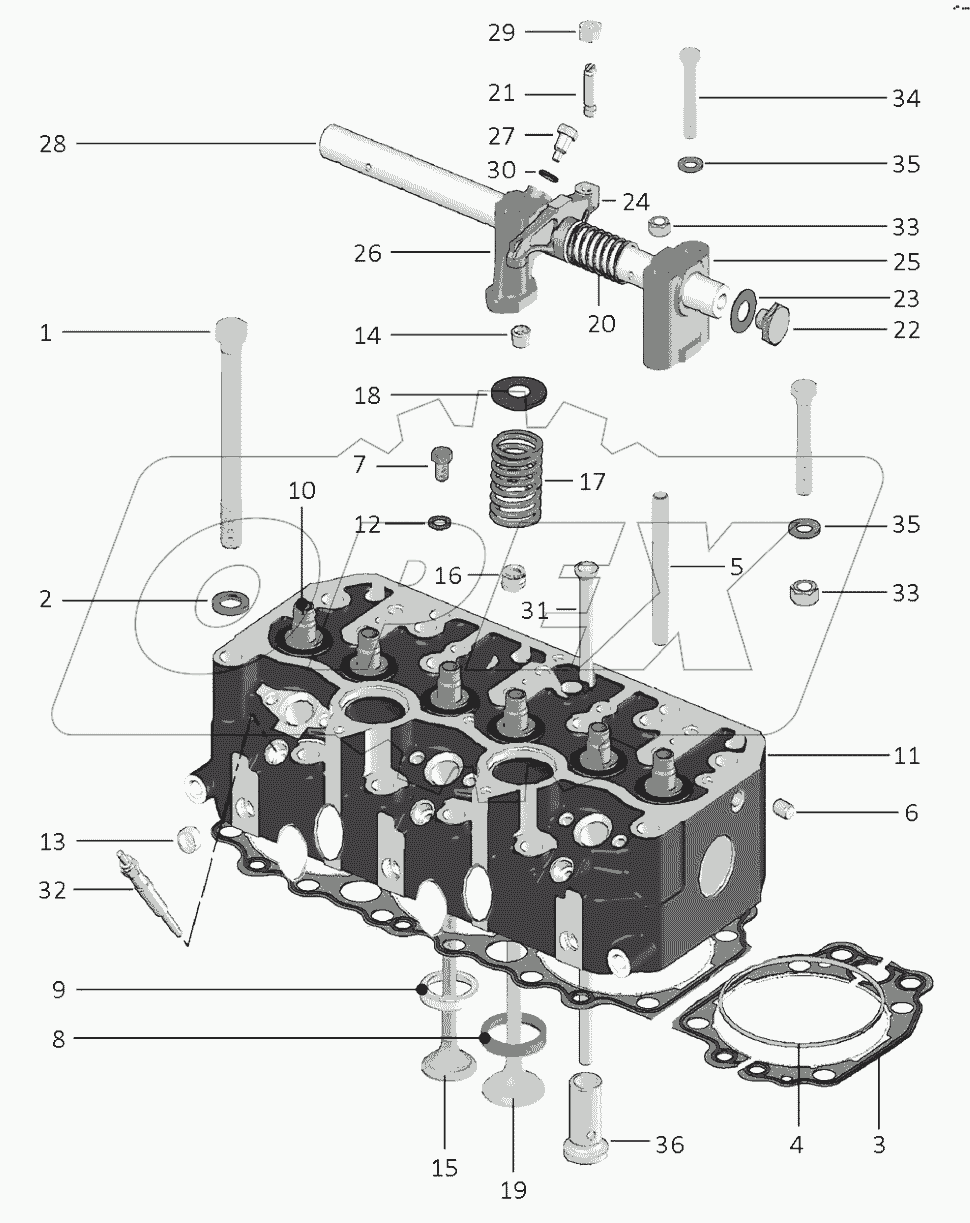  Установка головок цилиндров