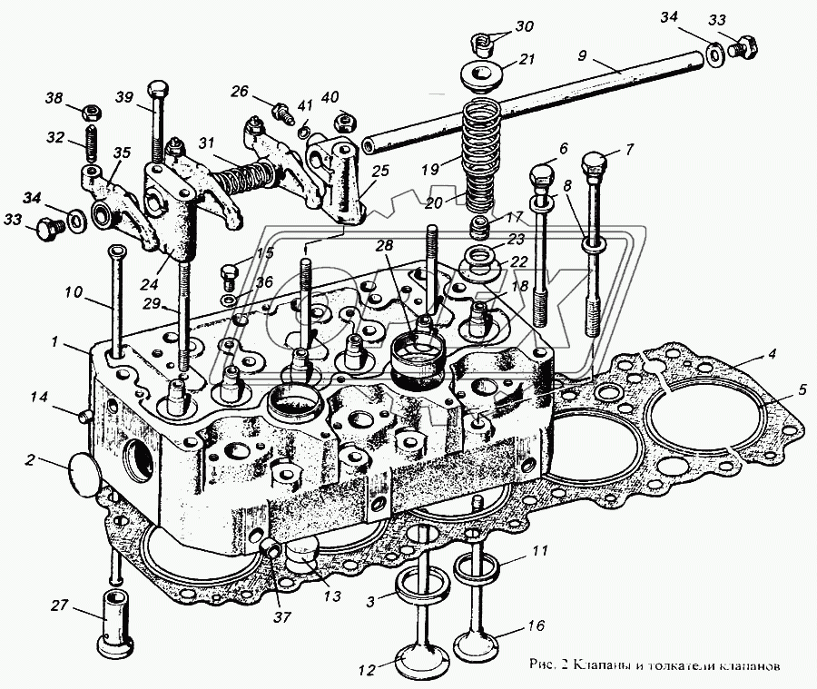 Клапаны и толкатели клапанов