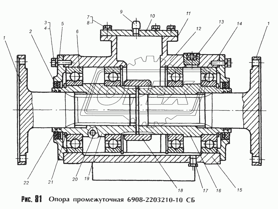 Опора промежуточная 6908-2203210-10