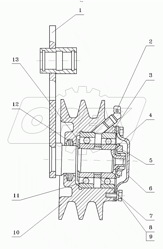  Ролик натяжной
