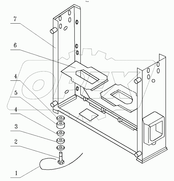  Рамка радиатора