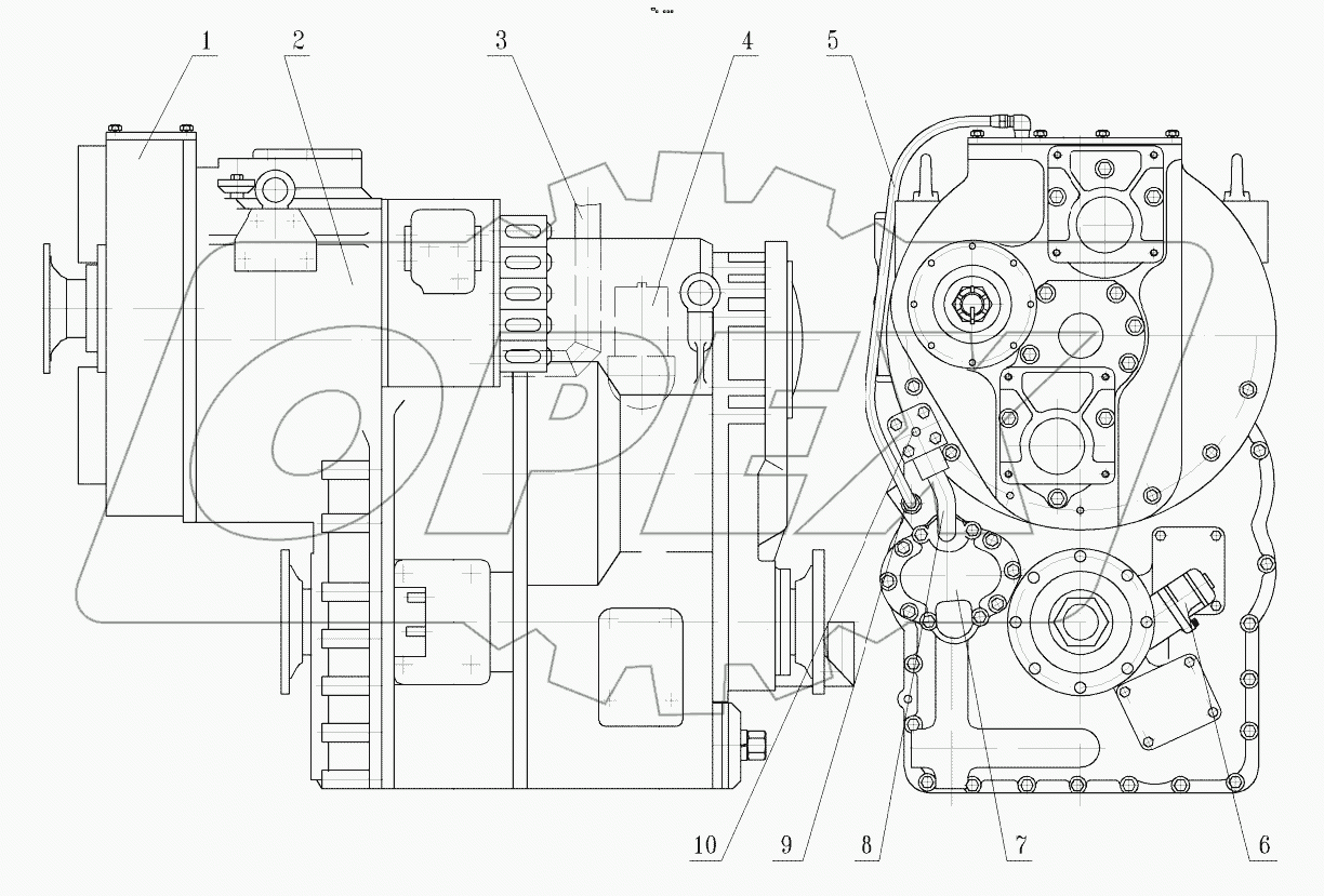  Передача гидромеханическая