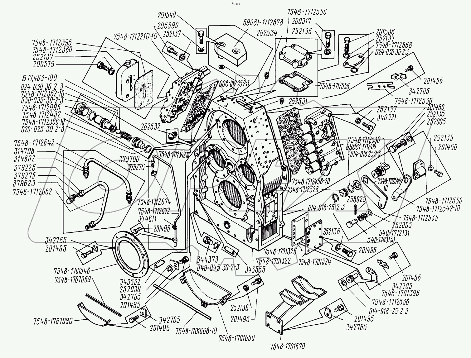  Картер гидромеханической передачи